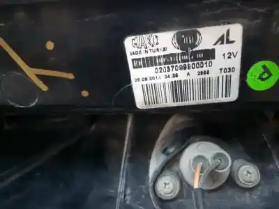 Автозапчастина б/у правий ліхтар для fiat doblo cargo 1.3 16v jtd cat посилання на oem iam 02037099900010  
