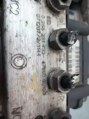 Peça sobressalente para automóvel em segunda mão abs por nissan note (e11e) acenta referências oem iam 476609u10g 0265800518 0265231732