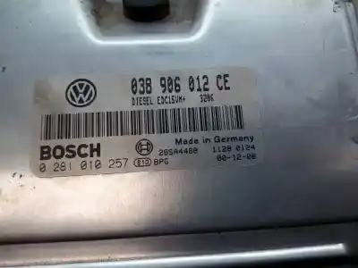 Автозапчастина б/у ебу контролер двигуна для skoda fabia (6y2/6y3) 1.9 sdi cat (asy) посилання на oem iam 038906012ce  0281010257