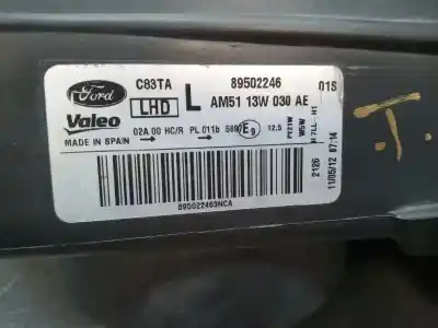 Автозапчастина б/у ліва фара для ford grand c-max edition посилання на oem iam am5113w030ae  89502246