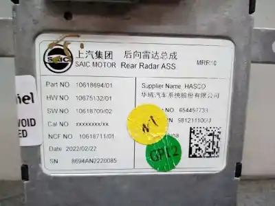 Second-hand car spare part sensor for mg zs luxury * oem iam references 10618694 981211100u 654457738