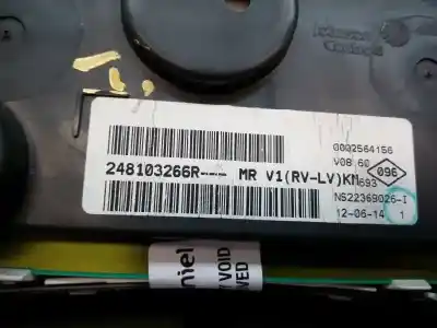 Peça sobressalente para automóvel em segunda mão quadrante por dacia dokker express ambiance referências oem iam 248103266r  