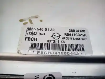 Автозапчастина б/у ебу контролер двигуна для ssangyong rexton 2.7 turbodiesel cat посилання на oem iam a6655400132  