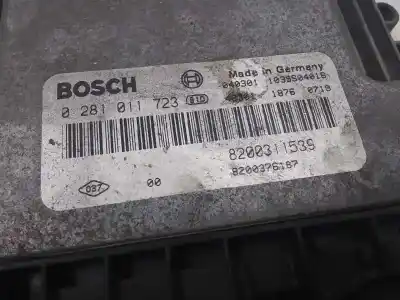Автозапчастина б/у ебу контролер двигуна для renault laguna ii (bg0) dynamique посилання на oem iam 0281011723  8200311539 Автозапчастина б/у ебу контролер двигуна для renault laguna ii (bg0) dynamique посилання на oem iam 0281011723  8200311539