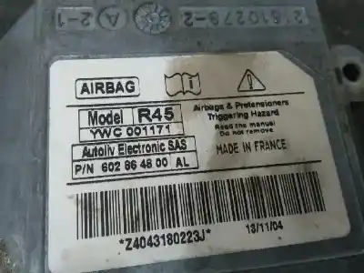 Second-hand car spare part airbag control unit for mg serie 45 (t/rt) classic oem iam references   