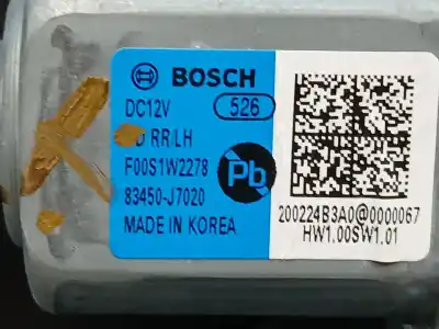 Peça sobressalente para automóvel em segunda mão elevador de vidros traseiro esquerdo por kia ceed gt line referências oem iam 83470j7010 6 cables 83450j7020
