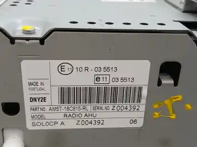 Pezzo di ricambio per auto di seconda mano impianto audio / radio cd per ford fiesta (ccn) trend riferimenti oem iam am5t18c815rl  