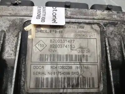 Second-hand car spare part ecu engine control for renault clio ii (bb_, cb_) 1.5 dci oem iam references 8200331477  8200374153