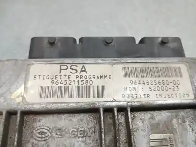 Second-hand car spare part ecu engine control for peugeot 206 fastback (2a/c) 1.4 i oem iam references 9645211580  9644625680
