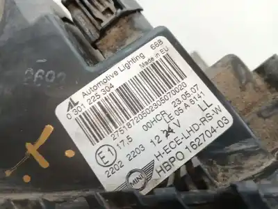 Pezzo di ricambio per auto di seconda mano faro anteriore destro per mini mini (r56) one riferimenti oem iam 0301225304  