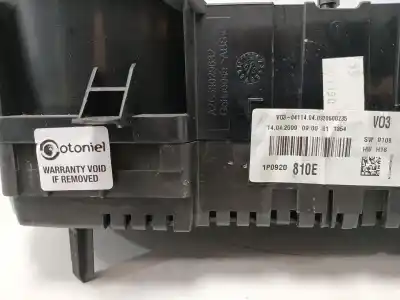 Peça sobressalente para automóvel em segunda mão quadrante por seat leon (1p1) 1.6 referências oem iam 1p0920810e  