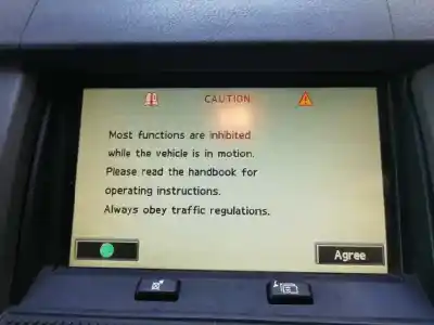 Second-hand car spare part multifunction display for land rover discovery 4.4 v8 cat oem iam references 4622005408  