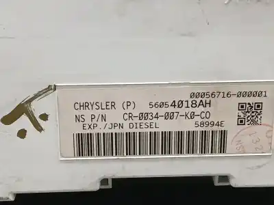 Автозапчастина б/у панель інструментів для jeep commander 3.0 crd cat посилання на oem iam 56054018ah  
