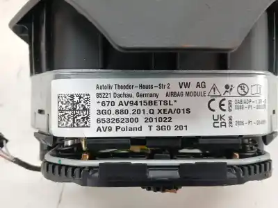 Автозапчасти б/у комплект подушки безопасности за volkswagen t-roc (a11, d11) 2.0 tdi scr ссылки oem iam 3g0880201q  