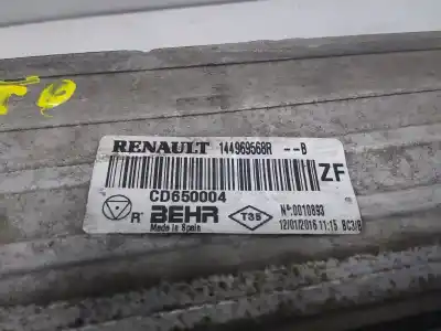Second-hand car spare part intercooler for renault scénic iii (jz0/1_) 1.6 dci (jz00, jz12) oem iam references 144969568r  
