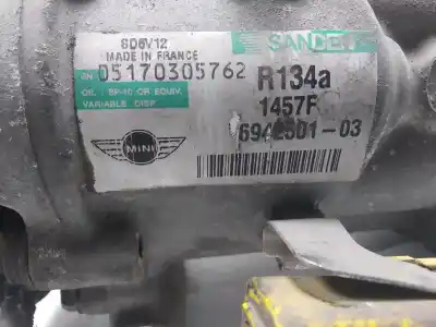 Second-hand car spare part air conditioning compressor for mini mini (r56) one oem iam references 694250103 sd6v12 1457r 
