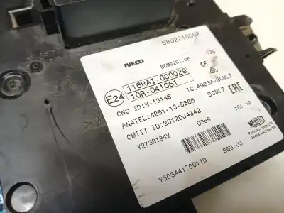 Pièce détachée automobile d'occasion unité de commande bsi pour iveco daily vi furgón naturalpower 35s14, 35c14, 40c14, 50c14, 60c14, 65c14,... références oem iam 5802210502  