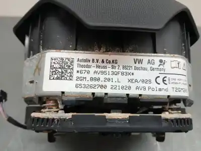 Автозапчасти б/у комплект подушки безопасности за volkswagen t-cross (c11) 1.0 tsi ссылки oem iam   