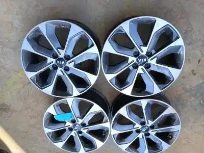 Second-hand car spare part rims set for kia stonic (yb) 1.0 t-gdi eco-dynamics+ oem iam references 6,5jx17