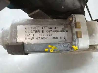 Second-hand car spare part rear left window regulator for bmw 5 (e39) 520 i oem iam references 67628360512  2 cables