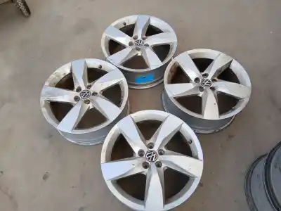 Peça sobressalente para automóvel em segunda mão jogo de jantes por volkswagen t-cross (c11) 1.0 tsi referências oem iam 6.5jx17 h2 et39