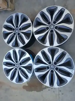 Peça sobressalente para automóvel em segunda mão jogo de jantes por renault talisman (lp_) 1.6 dci 130 referências oem iam 18 pulgadas