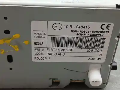 Pezzo di ricambio per auto di seconda mano impianto audio / radio cd per ford focus lim. (cb8) trend riferimenti oem iam f1bt18c815gp  