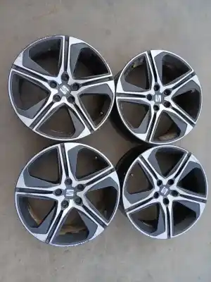 Peça sobressalente para automóvel em segunda mão jogo de jantes por seat leon sportstourer (kl8) 2.0 tdi referências oem iam 71/2jx18eh et46