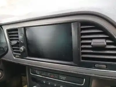 Second-hand car spare part audio system / radio cd for seat leon (5f1) 1.6 tdi oem iam references 5f0919606  