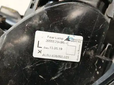 Second-hand car spare part left tailgate light for renault captur i (j5_, h5_) 1.3 tce 150 (j5nk, j5js) oem iam references 265557849r  