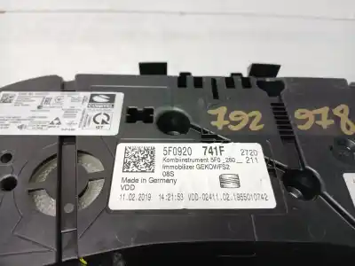 Second-hand car spare part dashboard for seat leon (5f1) 1.6 tdi oem iam references 5f0920741f  
