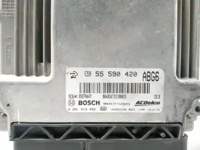 Second-hand car spare part ecu engine control for opel zafira tourer c (p12) 2.0 cdti (75) oem iam references 0281019088  