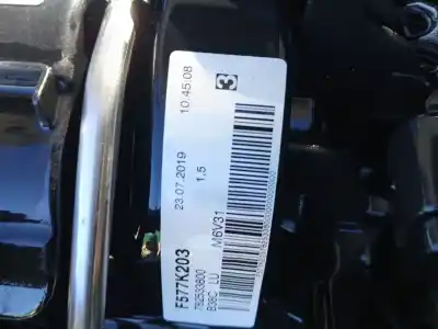 Second-hand car spare part complete engine for mini mini (f55) one oem iam references b38a15a  
