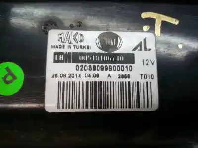 Автозапчастина б/у лівий ход ліхар для fiat doblo cargo 1.3 16v jtd cat посилання на oem iam 00518106730  