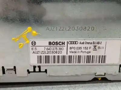 Автозапчасти б/у аудиосистема / радио cd за audi a3 (8p) 1.2 16v tfsi ссылки oem iam 8p0035152f 7640275380 