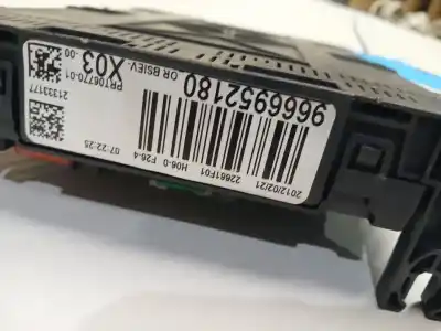 Peça sobressalente para automóvel em segunda mão centralina bsi por citroen c3 collection referências oem iam 9666952180  