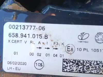 Peça sobressalente para automóvel em segunda mão farol / farolim esquerdo por skoda kamiq (nw4) 1.0 tsi referências oem iam 658941015b