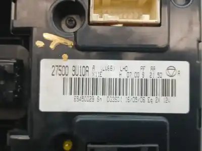 Second-hand car spare part climate control for nissan note (e11e) acenta oem iam references 275009u10a  