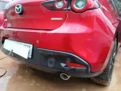 Second-hand car spare part rear bumper for mazda 3 fastback (bp) 2.0 skyactiv-g m hybrid oem iam references bckn50221bbb