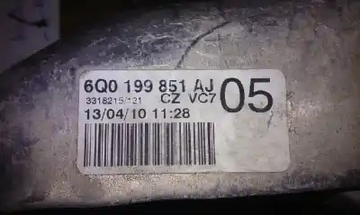Peça sobressalente para automóvel em segunda mão suporte caixa de velocidades por seat ibiza iii (6l1) 1.2 referências oem iam 6q0199851aj  