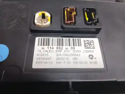 Second-hand car spare part multifunction display for peugeot 308 allure oem iam references 981148628000  9811486280