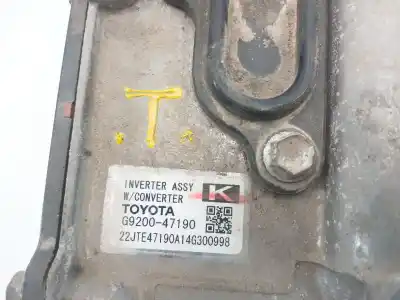 Автозапчастина б/у аккумулятор для toyota auris ranchera familiar (_e18_) 1.8 hybrid (zwe186_) посилання на oem iam g920047190  