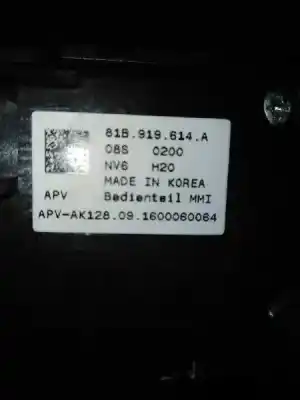Автозапчастина б/у многофункційне управління для audi q2 (gab) sport edition посилання на oem iam 81b919614a 81b919614a 