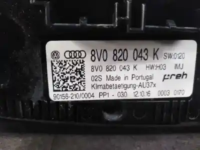 Автозапчастина б/у клімат-контроль для audi q2 (gab) sport edition посилання на oem iam 8v0820043k 8v0820043k 