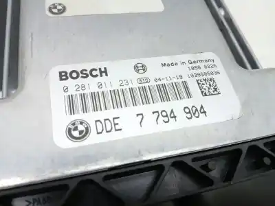 Peça sobressalente para automóvel em segunda mão centralina de motor uce por bmw serie 7 (e65/e66) 730d referências oem iam 0281011231  7794904