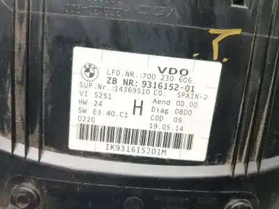 Peça sobressalente para automóvel em segunda mão quadrante por bmw x1 (e84) sdrive 18 d referências oem iam 931615201  14369510