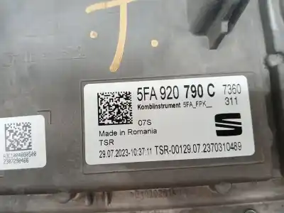 Peça sobressalente para automóvel em segunda mão quadrante por cupra formentor (km7) 1.4 e-hybrid referências oem iam 5fa920790c  