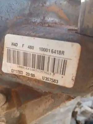 Second-hand car spare part complete engine for renault clio v (b7_) 1.0 lpg (b7mt) oem iam references h4df4  