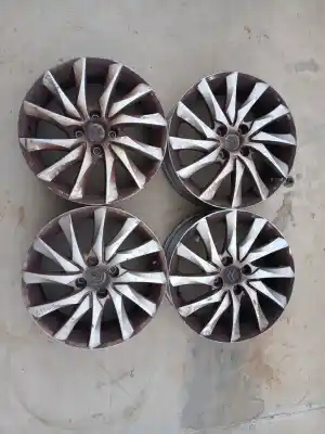 Piesă de schimb auto la mâna a doua SET DE JANTE pentru CITROEN C4 PICASSO  Referințe OEM IAM 61/2JX17CH4 ET26 9655832480 4X108 