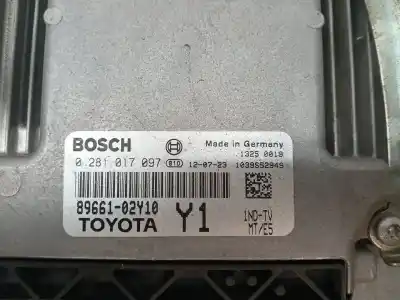 Second-hand car spare part ecu engine control for toyota auris (_e15_) 1.4 d-4d (nde150_) oem iam references 8966102y10 0281017097 